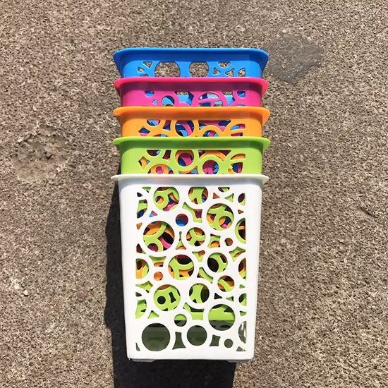 Plastic Desk Rotation Stationery Organizer in Black Color407