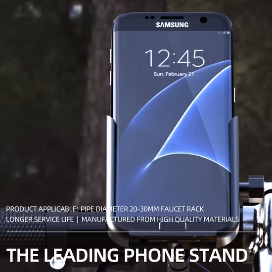 Supporto per telefono per moto con supporto mobile per scooter da moto impermeabile regolabile